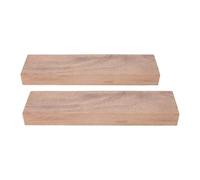 jojofuny 2pcs Thick Walnut Wood Blocks 15x5x2cm Unfinished Hardwood Lumber Boards for DIY Carving, Whittling, Woodcrafts and Sculpting Projects in Home Decor
