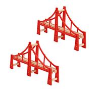 jojofuny 2Pcs Train Bridges Suspension Bridge Track Accessories for Boys Safe Birthday