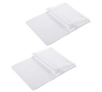 jojofuny 2Pcs Transparent PVC Magnetic File Holders Reusable Magnetic Pen and Document Bags for Office and Home Attach Storage for Whiteboards Refrigerators Lockers and Metal Surfaces for