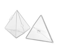 jojofuny 2pcs Triangle Vegetable and Pyramid Tomato Shaping Moulds for Bell Pepper and Cucumber, Plastic DIY Fruit Shaping Tool Convenient Use and Straightforward Installation for Community