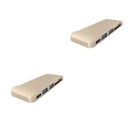 jojofuny 2pcs Usb Type c Hub Combo Hub Adapter Charging Data Sync Docking Station