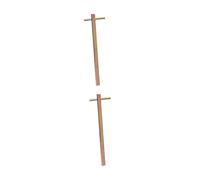 jojofuny 2pcs Utility Triangular Elevator Door Key Long for Giant Lift Extended Spanner for Quick Emergency Unlocking and Service Access