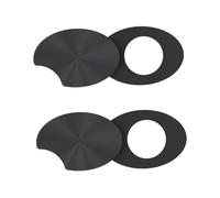 jojofuny 2pcs Webcam Cover Slider Black Abs Privacy Sticker for Laptop and Tablet Heat Resistant and Design for Enhanced Security and Peace of Mind