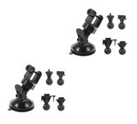 jojofuny 2sets Dash Cam Suction Mount Rotating Ball Adapter Mini Car Accessories Easy Install