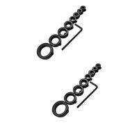 jojofuny 2sets Drill Bit Depth Stop 3-16mm Drill Bits Ring Set for Drilling for Mortise 8pcs*2
