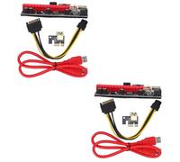 jojofuny 2sets External Gpu for Laptop Graphics Card Pcie Mining Graphics Card Laptop External Gaming