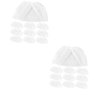 jojofuny 2sets Nail Dust Collector Bags Simple Pouches for Nail Art Vacuum Cleaner 10pcs*2