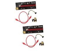 jojofuny 2sets Pci-e Riser Cable Gpu Riser Card to Extender for Computer Mining