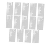 jojofuny 2sets Plastic Growth Chart Ruler Feet Height Measurement for Wall Painting Boy Girl Boy Girl Height Chart Measurement Tool