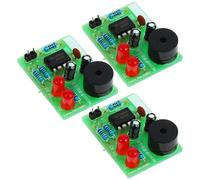 jojofuny 3 Sets Electronics Soldering Practice Kit DIY with Rf4 Board, Convenient and Easy to Assemble Flash Circuit Training Boards for Learning Electronics Anywhere, Anytime
