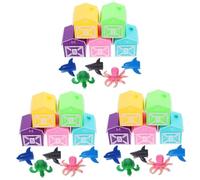 jojofuny 3 Sets Montessori Counting with Cartoon Animal Finger Puppets for Early Education Puzzle Game Suitable for Storytelling and Role Play Ocean Series
