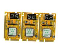jojofuny 3 Sets Motherboard Testing Card User-friendly Motherboard Tester Versatile Functions for Household Use
