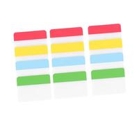 jojofuny 3 Sets Repositionable Colored Flags Index Tabs Semi-Transparent Page Markers for Annotating Reminder Notes School and Office Use Easy to See Through Multi-Book Reading Organizer