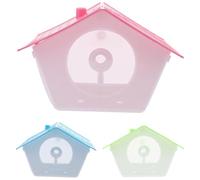 jojofuny 3 Sets Squirrel Nest Bird Nesting House Creative Lightweight Easy to Clean Pp Material for Garden Decoration Feeding Birds Random Color