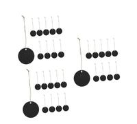 jojofuny 30 Pcs Mini Double Sided Chalkboards with Hemp Rope Sturdy Hanging Blackboard Signs for Wedding Decor Crafts Labels Memos Party Favors Home Decoration Accessories