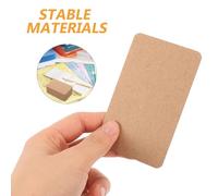 jojofuny 300Pcs Blank Note Cards Paper Kraft DIY Flash Cards for Handwriting Practice Message Index Smooth Surface Multi-Color for Crafting and Study
