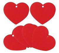 jojofuny 300pcs DIY Craft Tags Heart Shaped Paper Blank Tags with Smooth Surface Multi-Function Wrapping to Hands-on Ability for Valentine's Day Name Cards