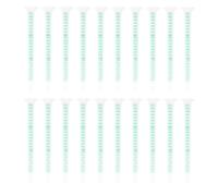 jojofuny 30pcs Ab Glue Mixing Tube Green Epoxy Resin Nozzle Applicator for Two-Component Adhesive Secure Connection and Laminar Flow Spiral Rod