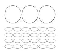 jojofuny 30pcs CD Drive Belt Rubber Cassette Player Flat Belts Replacement for Dvd Vcr Drives Portable Cassette Player Restoration