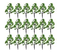 jojofuny 30pcs Miniature Plastic Model Trees: Sand Table Artificial Tree Landscape - Diy Micro Scene Ornamental Mini Simulation Plant - Roadway Diorama Decor