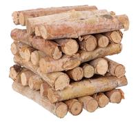 jojofuny 30pcs Natural Wood Sticks for Crafts DIY Branches Wooden Craft Sticks with Simple Structure Design Full of Natural Atmosphere for DIY Decorations and Photo Props
