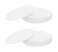 jojofuny 30pcs round Ceramic Fiber Paper Sheets for Microwave Kiln, Fireproof Fiberglass Insulation Material, 7cm Diameter, for Stove Use and DIY Projects with Equipment Protection