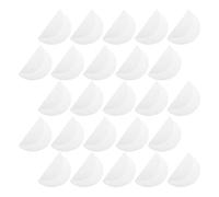 jojofuny 30pcs Steamed Buns Cloth Mini Steam Mat Dumpling Steamer Liners Silicone Liners for Air Fryer Round Mesh Mat for Dumplings Multi-Purpose White