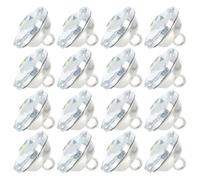 jojofuny 30Pcs White Crystal Upholstery Buttons Diamond Crystal Buttons for Sofa Headboard DIY Craft Sewing Notions Decorative Gemstone Flower for Furniture Upholstery
