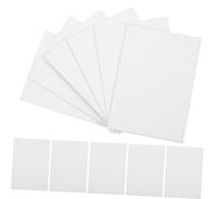 jojofuny 30Pcs White Hard Card Stock Covers for Game Cards Thick Protective Cardstock for Badge Id Business Packaging and Display
