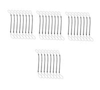 jojofuny 32pcs Retractable Spring Rope Lanyard for Touchscreen Stylus Pens Lose Wrist Strap Versatile Secure Hanging for Keychains and Mobile Devices