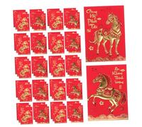 jojofuny 360pcs Horse Year Red Envelopes with Vietnamese Text Spring Festival Money Packets for Lunar Year Wedding Creative Horse Design Red Packets for Celebration
