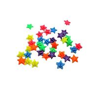 jojofuny 36pcs Wheel Beads Luminous Plastic Clip Beads for Bicycle Decoration Easy to Install Suitable for All Standard Bike Spokes Multi-colored