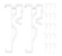 jojofuny 36pcs Window Shade Valance Clips, Hidden Blind Clips, Acrylic, 2.5 Inch, for Horizontal Wood Blinds and Window Treatments