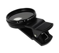 jojofuny 37mm Universal Phone Camera Lens Filter Clip Kit with Adjustable Nd2-400 Polarizer, Portable and Easy to Install, Suitable for Ocean and Traffic Flow Photography
