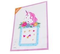 jojofuny 3D Luminous Unicorn Wall Sticker Decorative Pu Creative Wall Decal for Home and Nursery Decor Bedroom Accessories