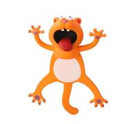 jojofuny 3D Plastic Cat Bookmark Animal Page Marker for Students Creative Cartoon Stationery Gift for Book Lovers and Office Use