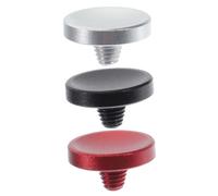 jojofuny 3pcs Aluminum Alloy Camera Shutter Release Button Concave Surface Shutter Button Replacement Comfortable Grip for Photo Shoots High Durability and Practicality