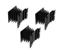 jojofuny 3pcs Aluminum Heatsink Cooling Fin Block for Rectifier Bridge and Electronic Devices, Excellent Heat Dissipation, Compact Design Suitable for Industrial Automation Control