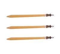 jojofuny 3pcs Bamboo Dip Pens Handmade Calligraphy Brush Set Lightweight Adjustable Slant Design Beige for Lettering Group Instruction Beginners