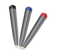 jojofuny 3pcs Capacitive Touch Stylus Pen Set for Interactive Whiteboards and Tablets, High Sensitivity Screen Writing Pens for Teachers, Black Red Blue Colors for Classroom and Office Use