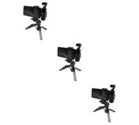 jojofuny 3pcs Connection Fixing Bracket with Tripod for Pocket Use Phone Holder for Handheld Gimbals Compatible with Dji Portable Photography Accessory Black