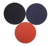 jojofuny 3pcs Cork Mouse Pads - Round Desk Mats Smooth Non-Slip Surface Ergonomic Computer Mousepad Portable for Office Work and Gaming