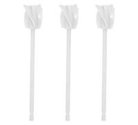 jojofuny 3pcs Epoxy Resin Stirring Tools Plastic Mixer Paddles for Drill Attachment Lightweight Paint Mixing Sticks for DIY Resin Cement Grout and Mud Projects