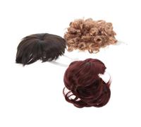 jojofuny 3pcs Halloween Porch Goose Wigs Set for Lawn Goose High Temperature Wire Braided Wigs with Elastic Band for Garden and Easter Outdoor Decorating Adding a Playful Twist to Yard