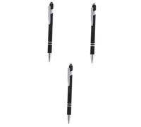 jojofuny 3pcs Metal Multi-function Pen for Handwriting and Capacitive Touchscreen Use for Note-taking Tablets and Smartphones and Precise