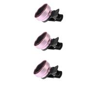 jojofuny 3pcs Mobile Phone Lens Wide Angle Macro Lens Compatible Smartphones Clip Design for Detailed Close-ups Stunning Landscape Photos Rose Gold
