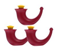 jojofuny 3pcs Nose Irrigation System Plastic Rinse Bottle, Nose Wash Cleaner, Compact Portable Washing Bottle for Daily and Outdoor Use, Young Users