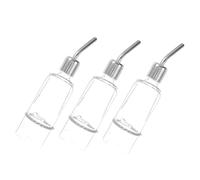 jojofuny 3pcs Pet Drinking Fountain Stainless Steel Lightweight Small Pet Water Dispenser for Cats Dogs Rabbits No Dripping Water Feeder for Hamster Cage