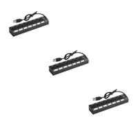 jojofuny 3pcs Port Usb Multi Charger Hub High Adapter for Laptop Pc Sockets Usb Ports Socket Power Strip Multi Plug
