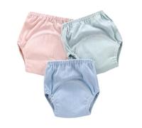 jojofuny 3pcs Potty Training Pants 4-Layer Cotton and TPU Waterproof Design, Practical and Washable Training Underwear Suitable During Photograph or Occasions Random Color